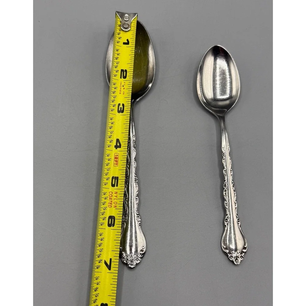International Stainless Deluxe Gigi Spoon Set 20pc 16 Teaspoon 4 Soup Spoon